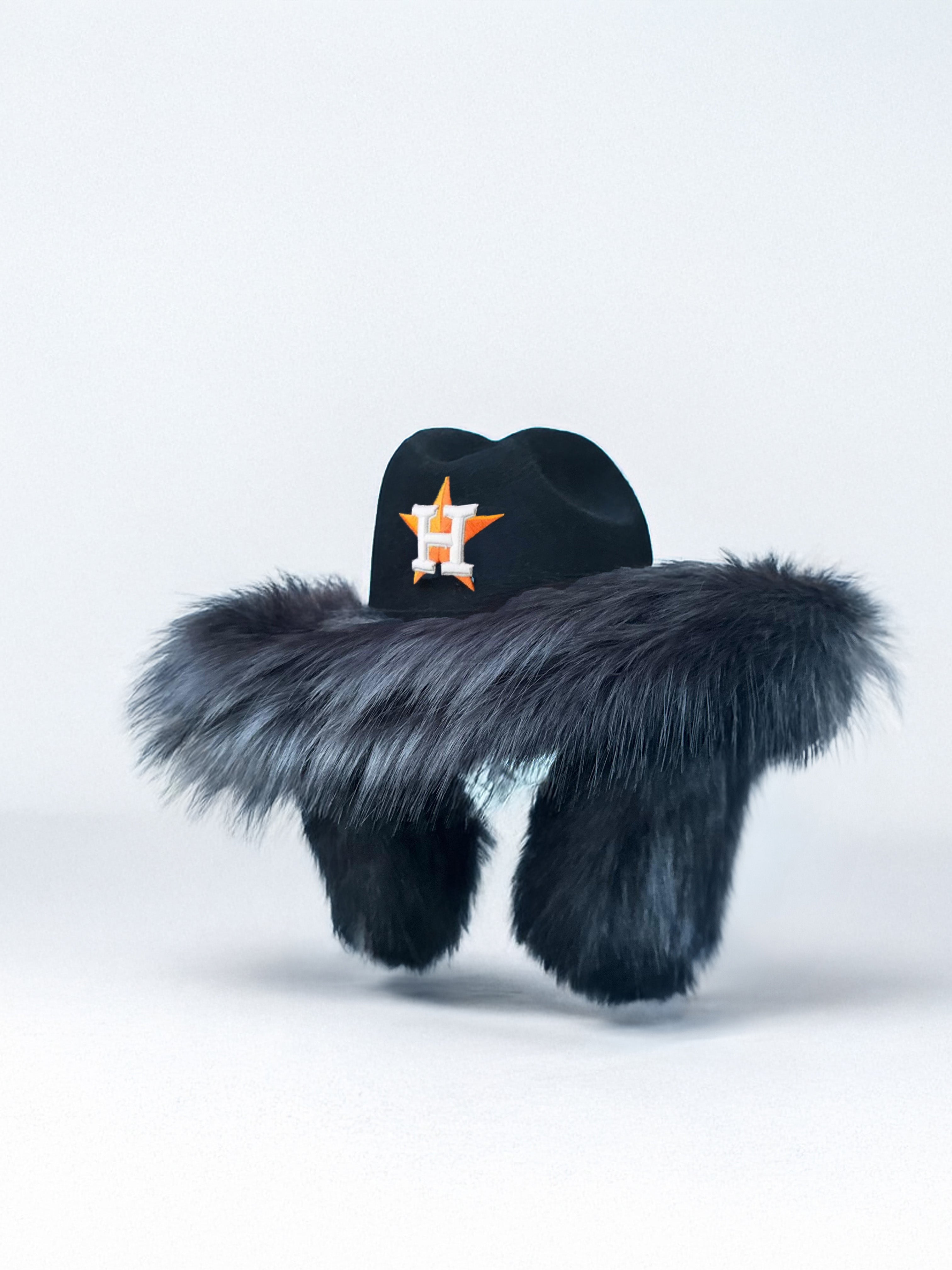 Cowboy Hat / Custom Fur Black / Huston