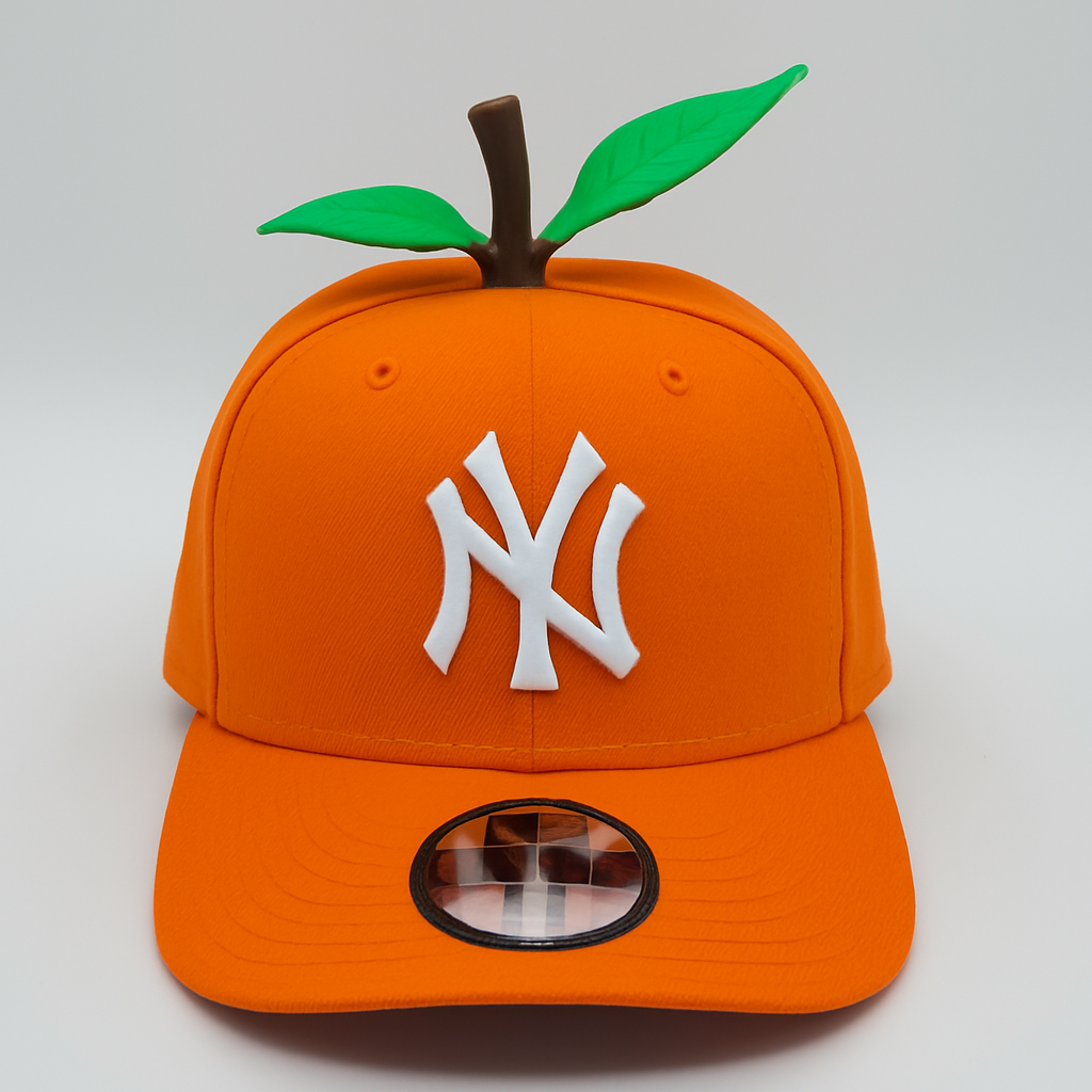 Custom Cap / Orange / NY / The Burg