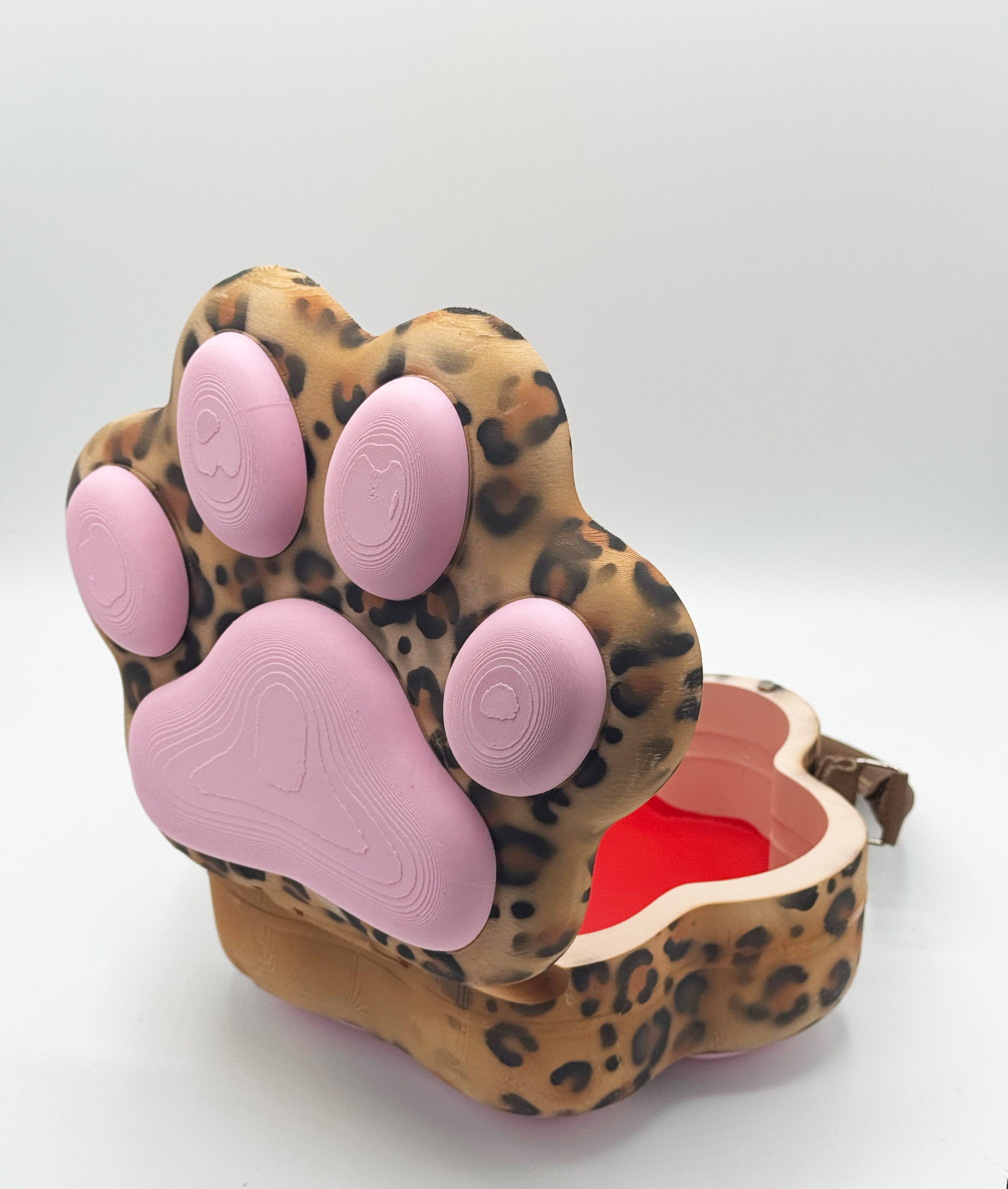 THE PAW BAG / Leo Pattern / Brown Handel