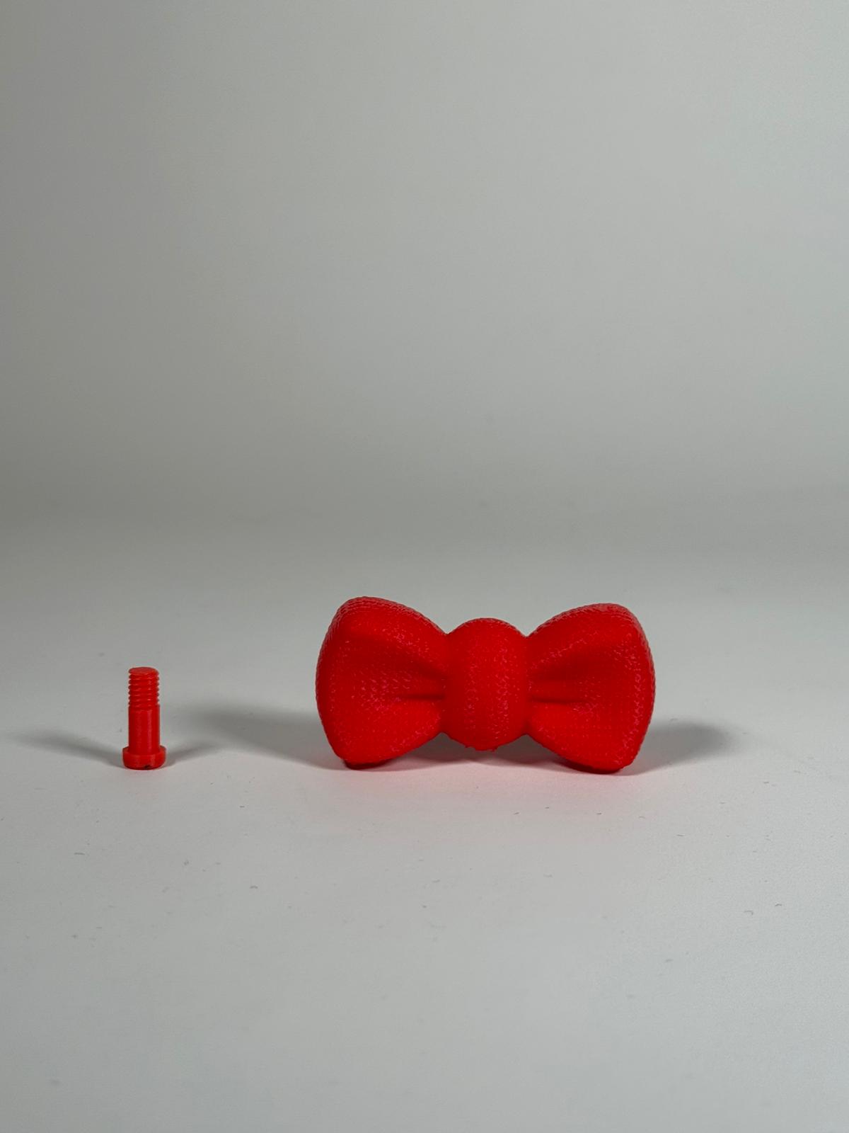 CAP PINS / RED BOW