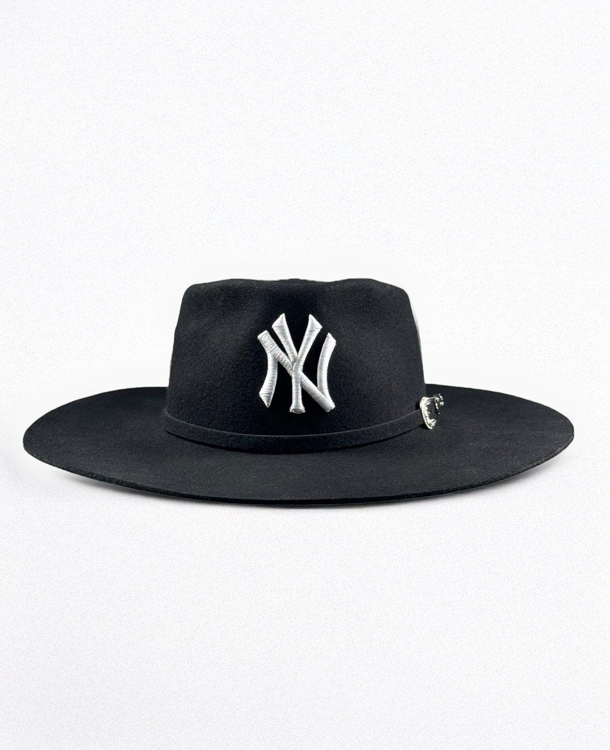 Custom cowboy Hat / Black / Fedora / NY