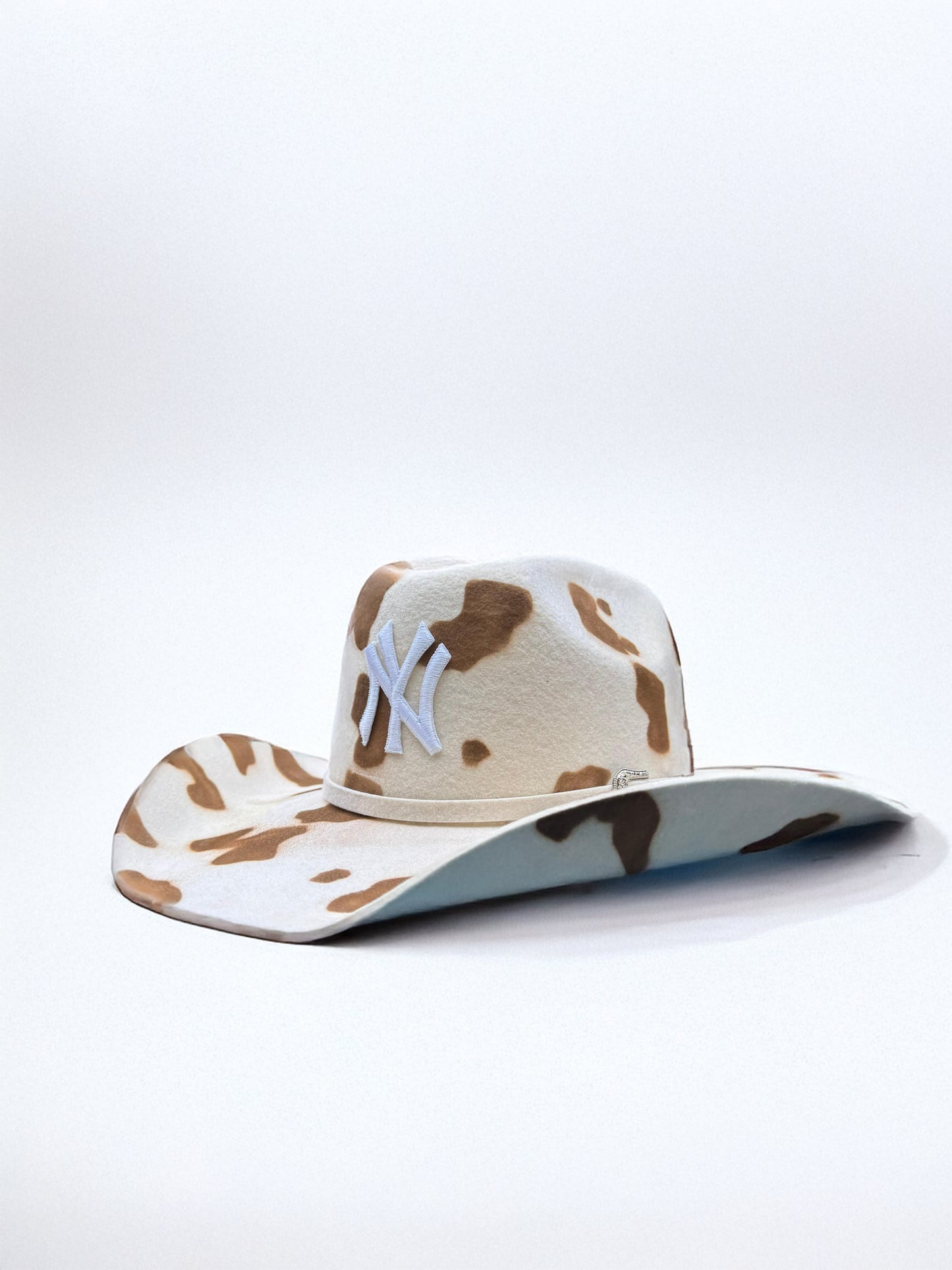 Cowboy Hat / NY COW Brown / Blue Lining