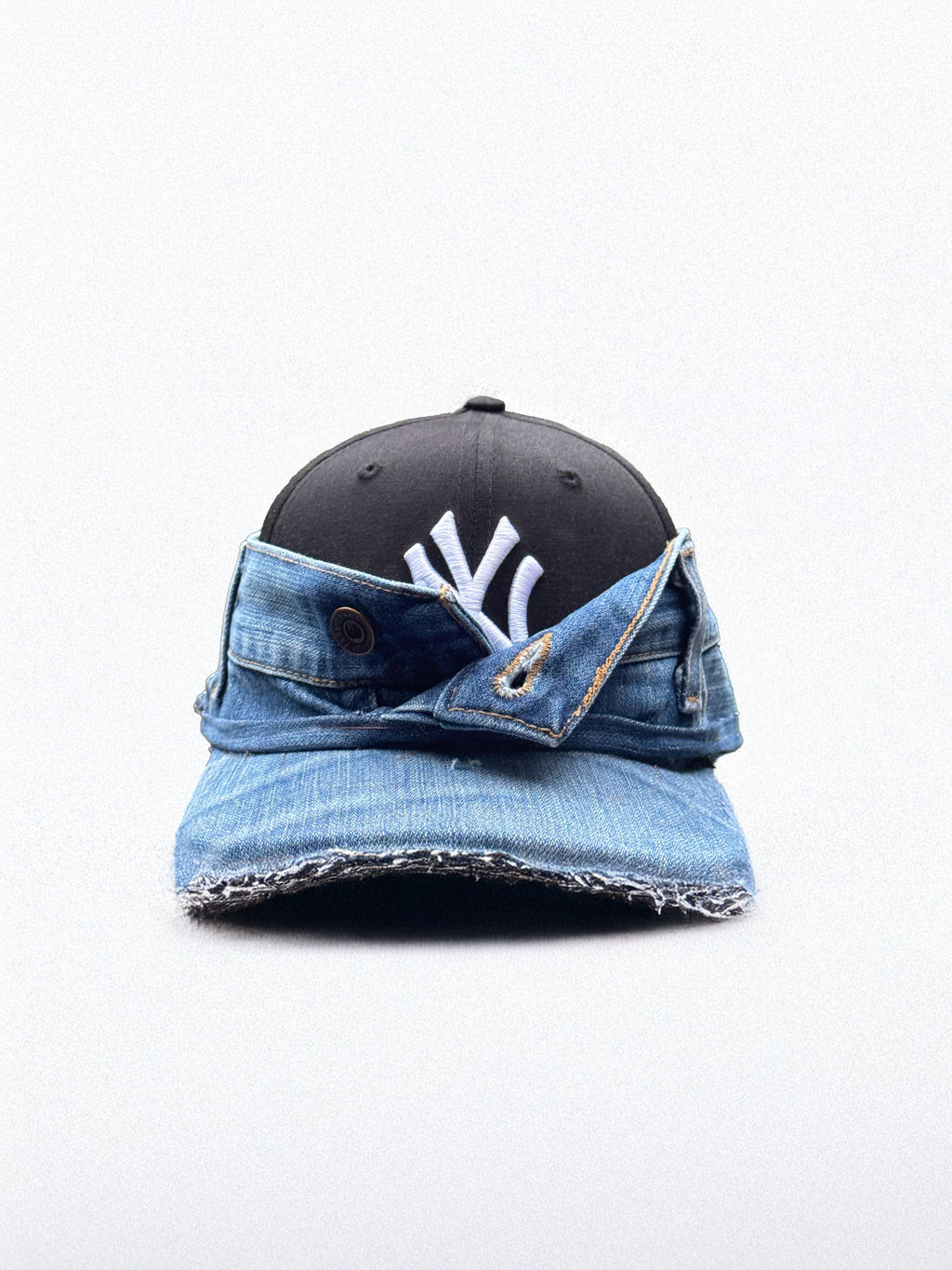 VINTAGE DENIM Snapback / BLACK