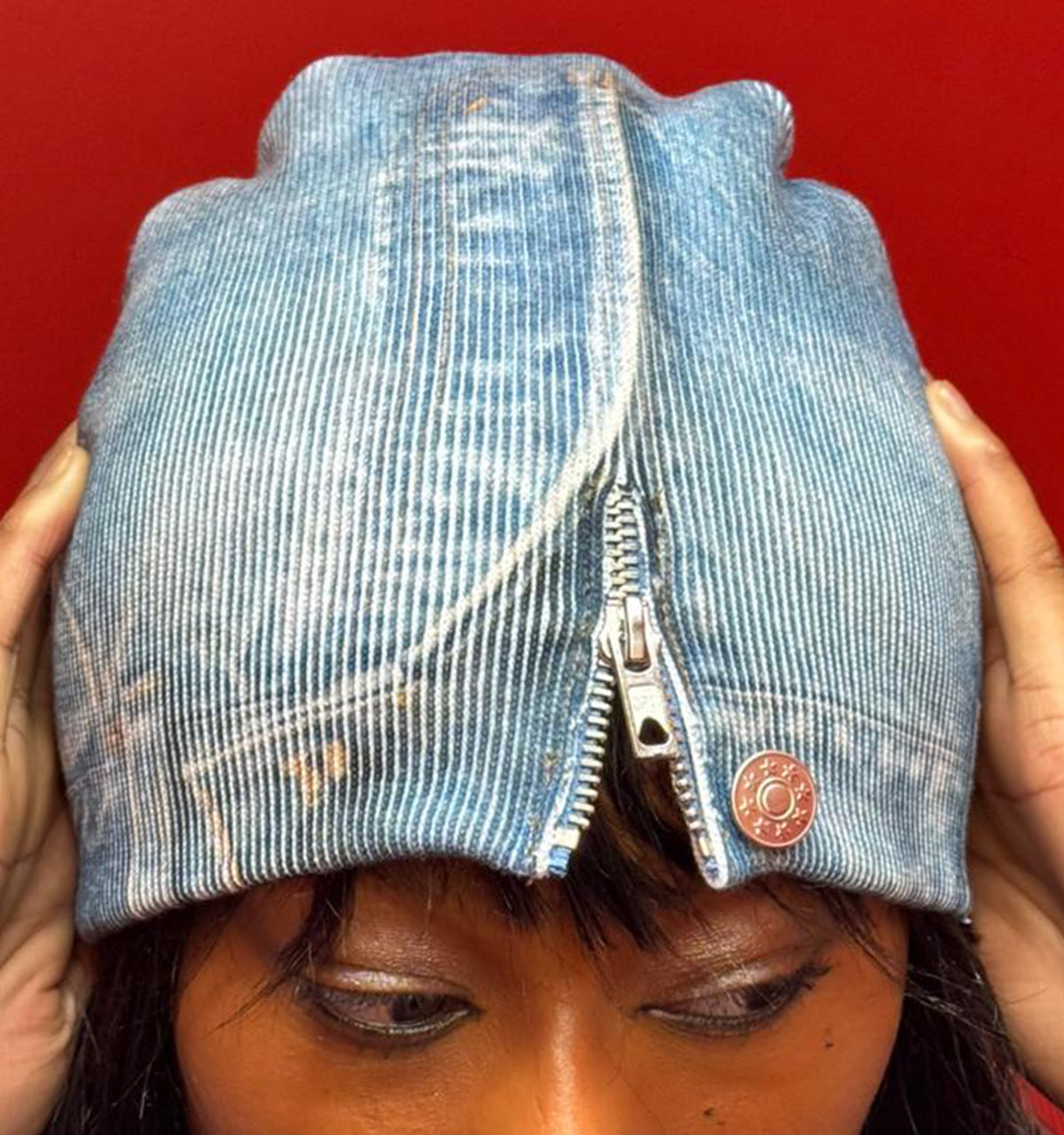 DENIM BEANIE