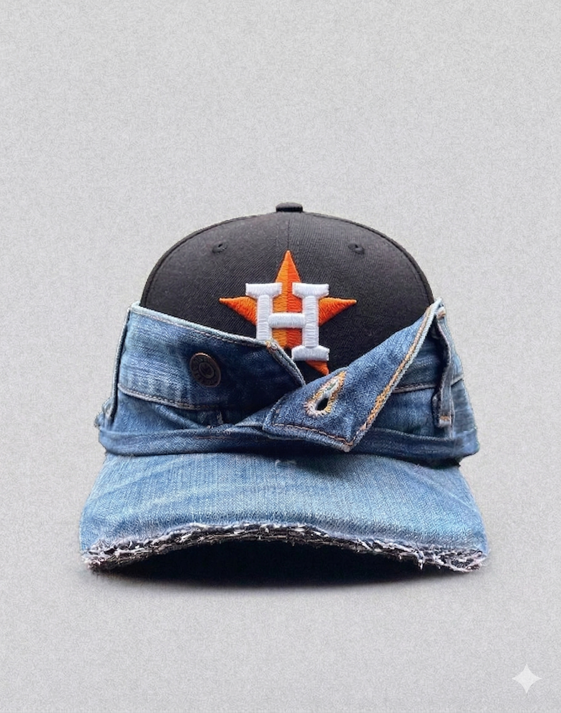 VINTAGE DENIM Snapback / BLACK