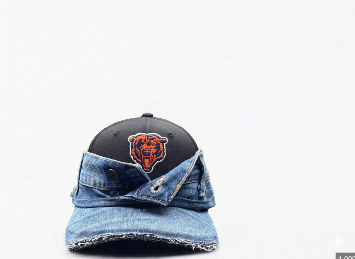 Custom Fitted  /Bears/ Denim