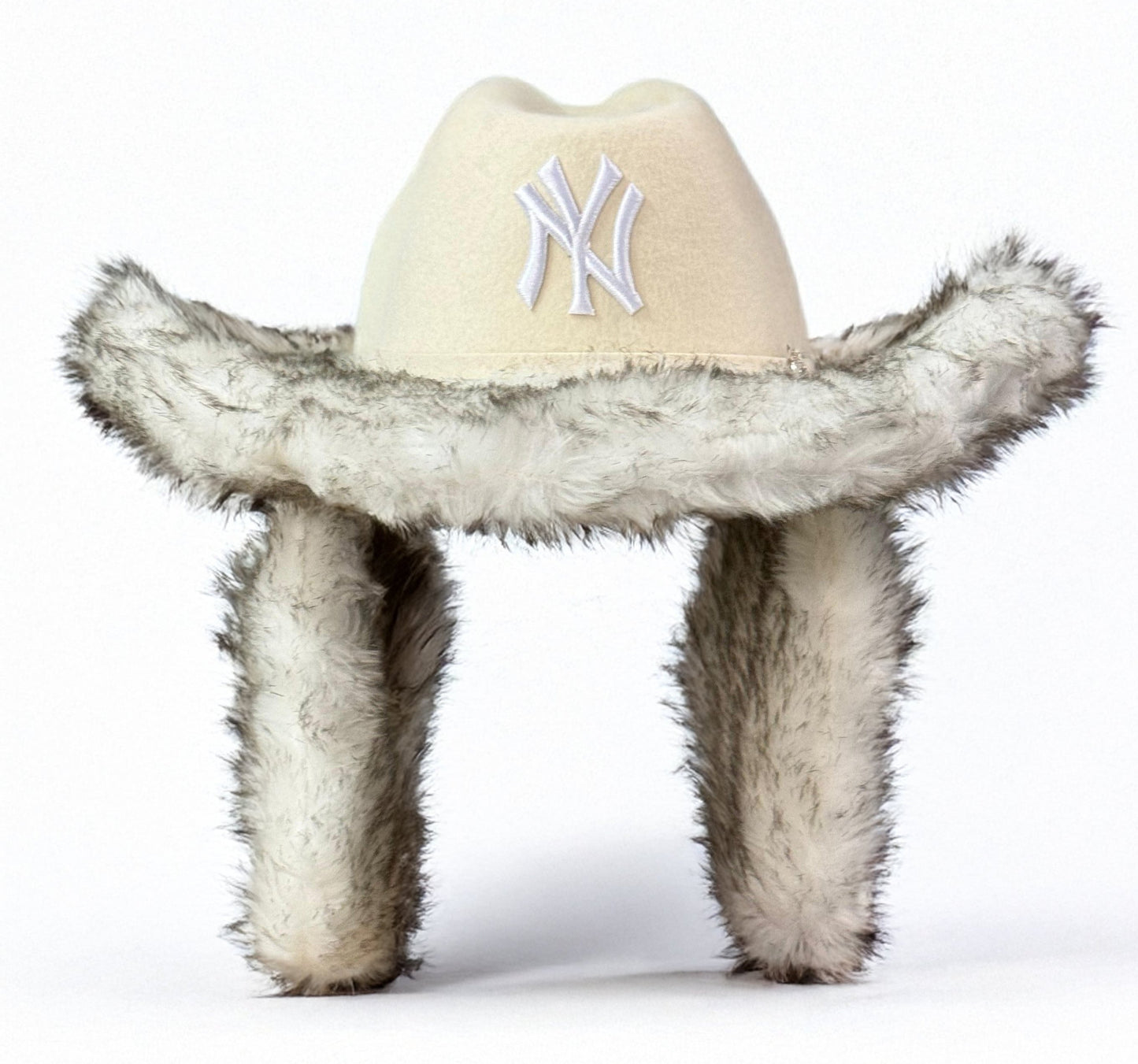 Cowboy Hat White / NY Fur Husky