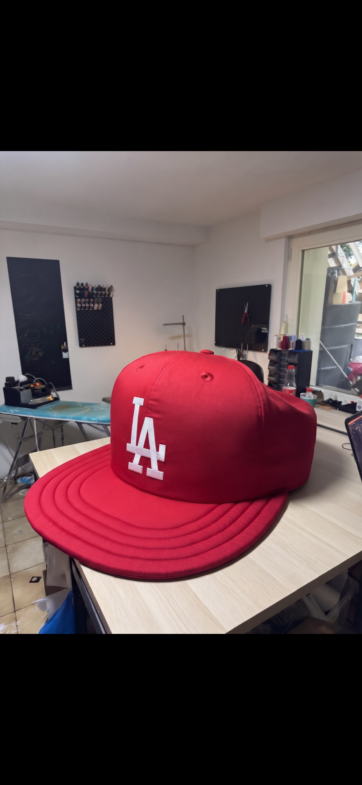 FITTED XL BEAN BAG – // CANVAS /  LA / RED