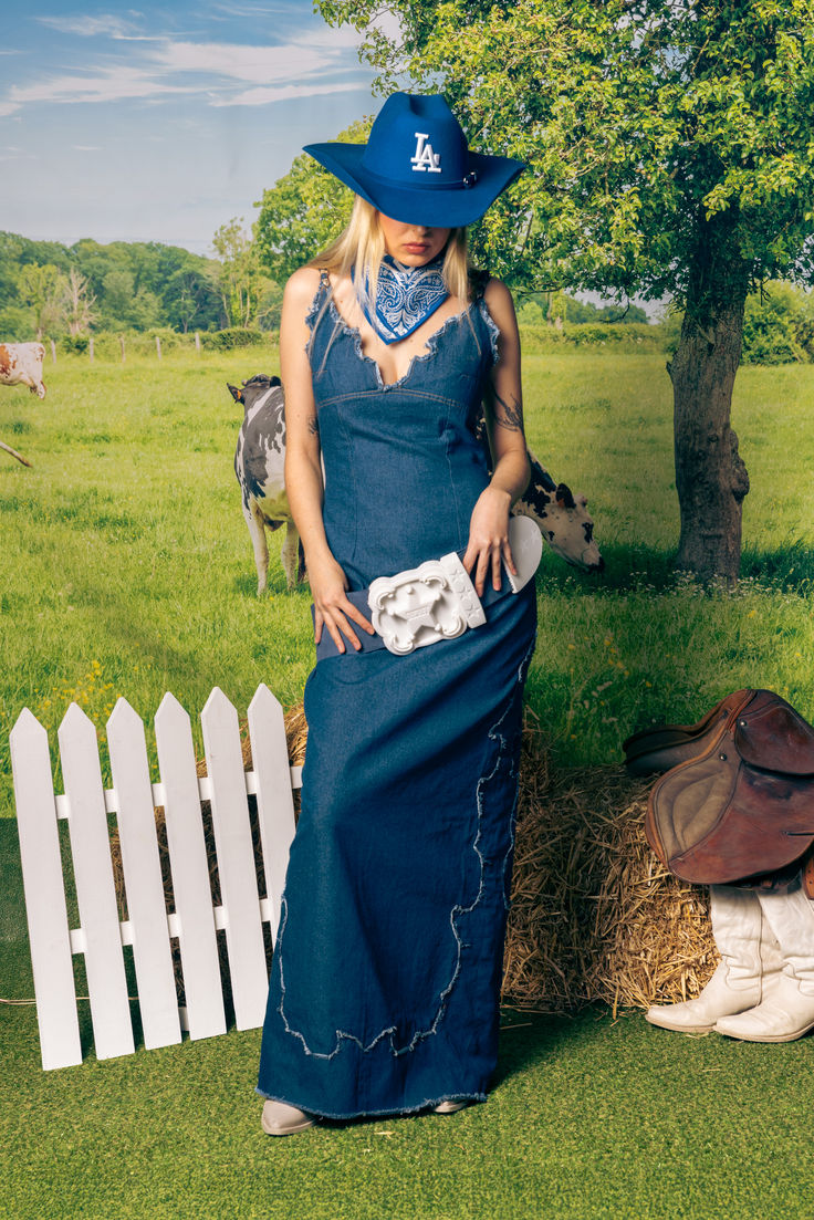 LOS ANGELES Cowboy Hat / BLUE