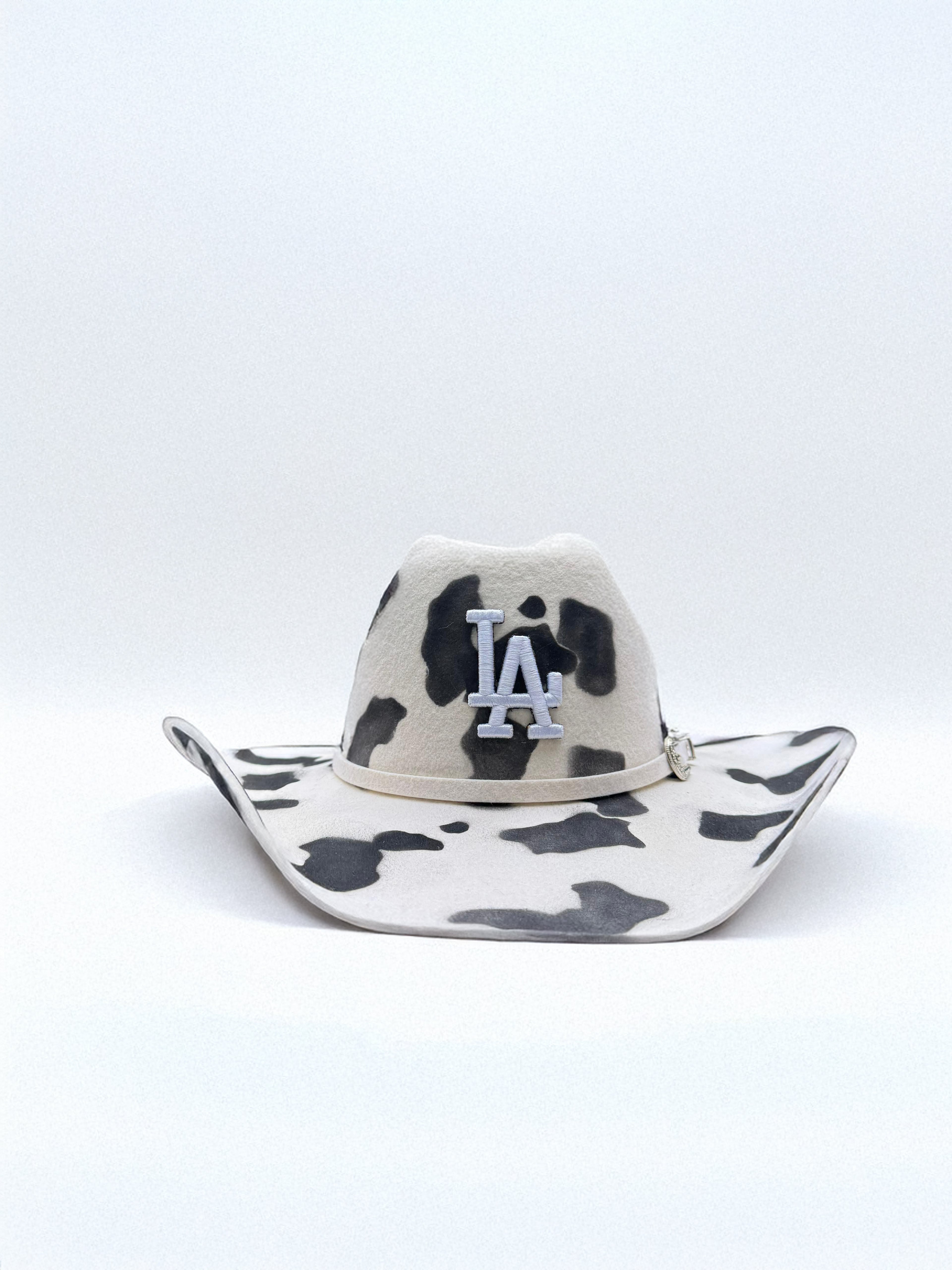 Cowboy Hat / LA COW Black / Brown Lining