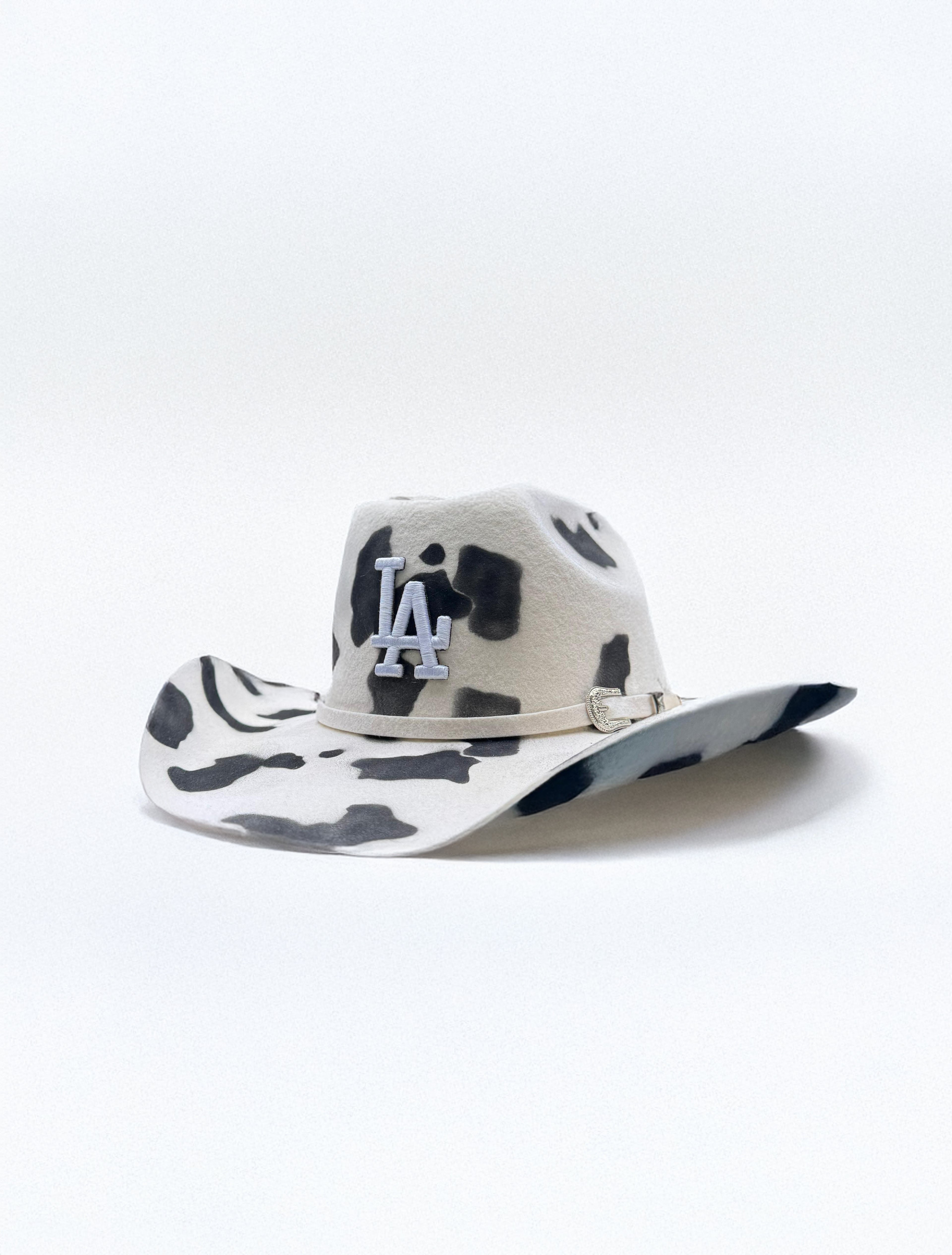 Cowboy Hat / LA COW Black / Brown Lining