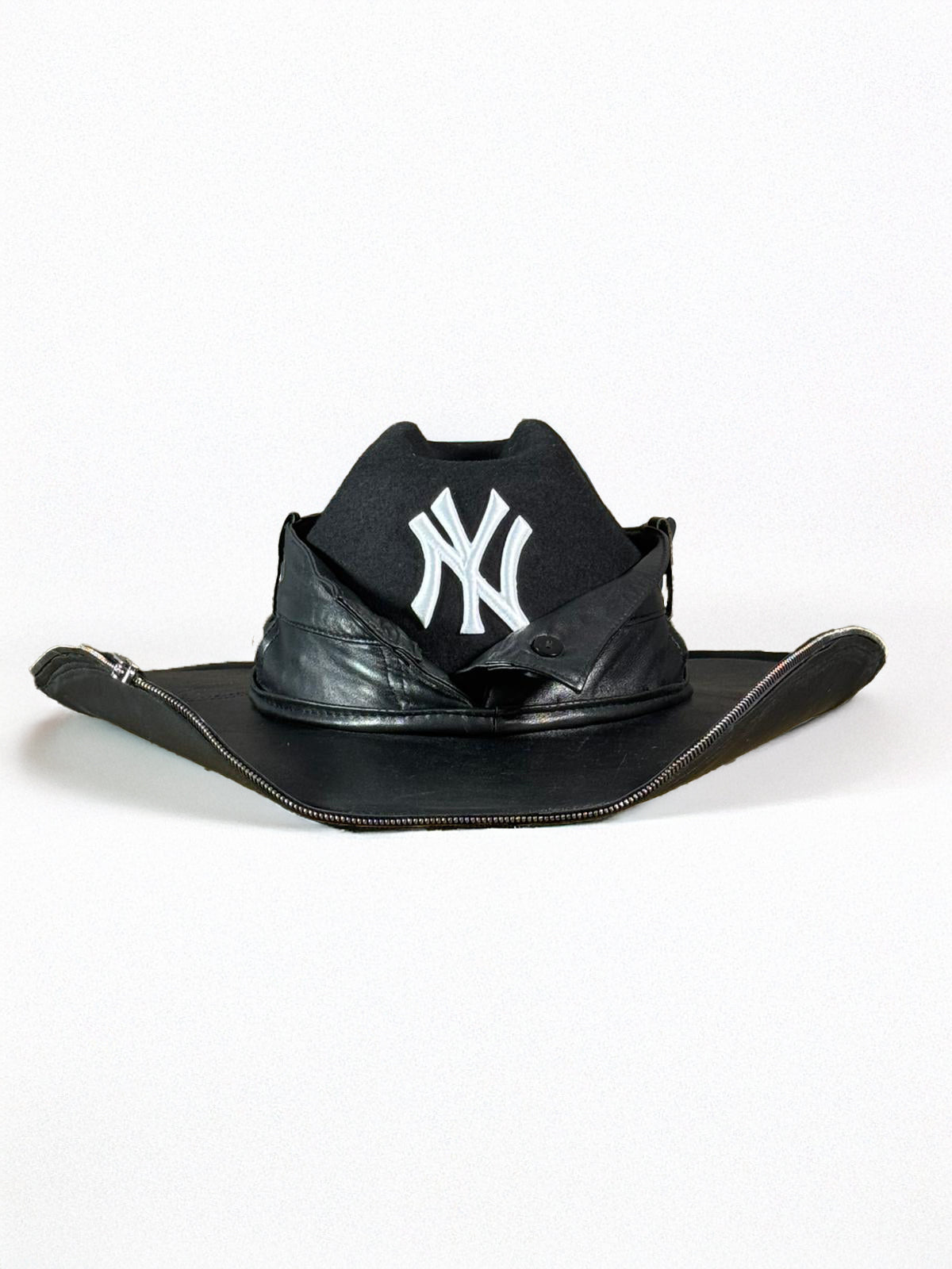 Custom Cowboy Hat / Black / Leather / NY
