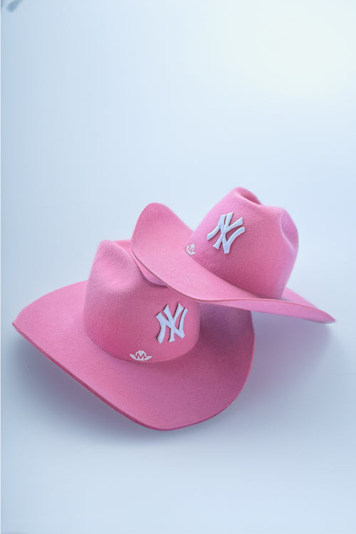 New York Cowboy Hat / Pink / EXTRA LARGE – COWBOY HATS display picture 2