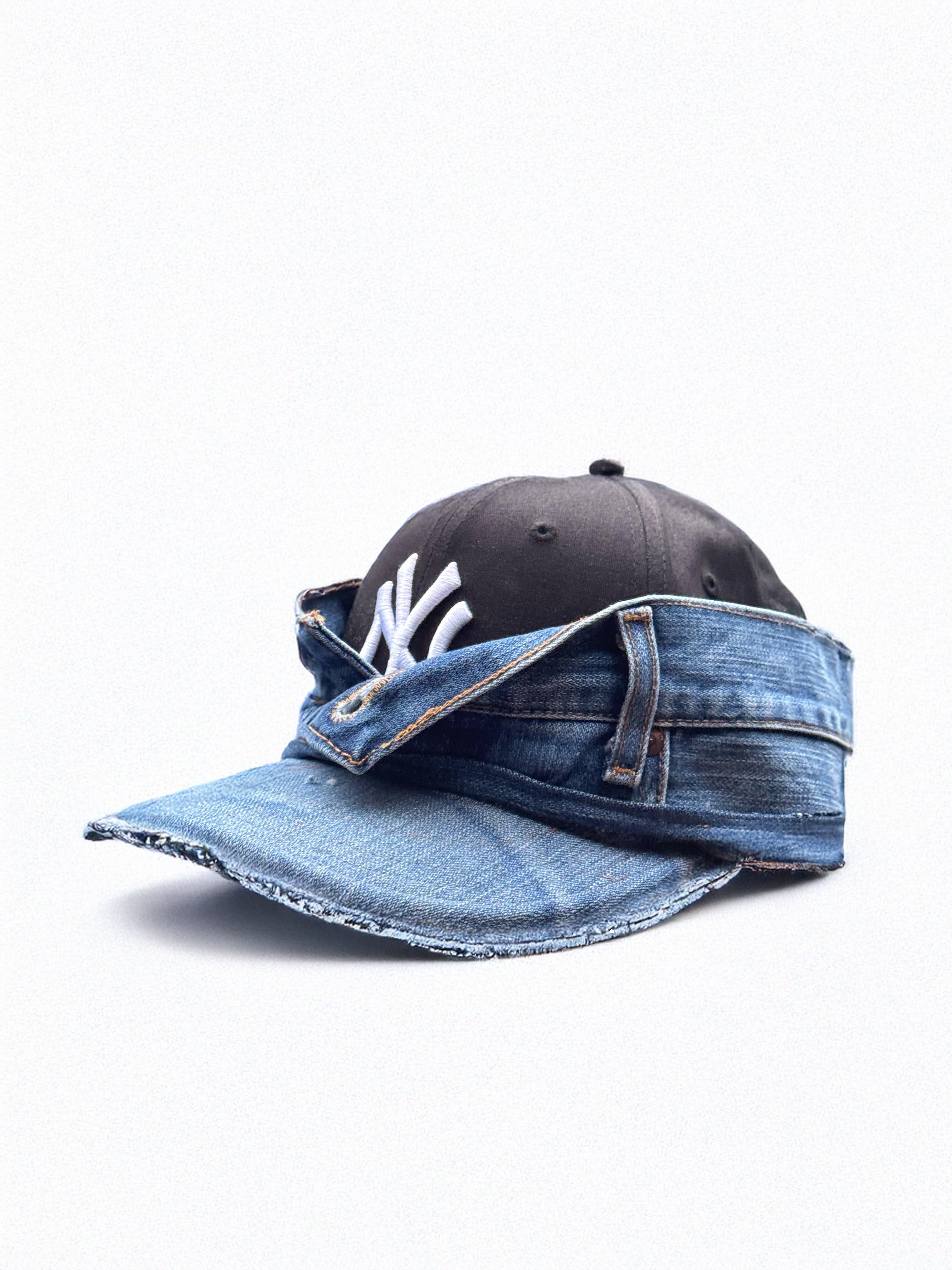 VINTAGE DENIM Snapback / BLACK