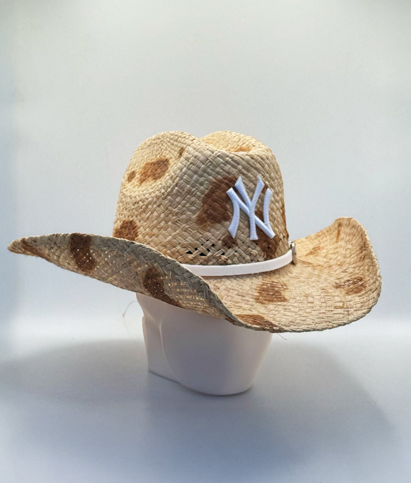 Cowboy Hat / STRAW COW Denim/ NY