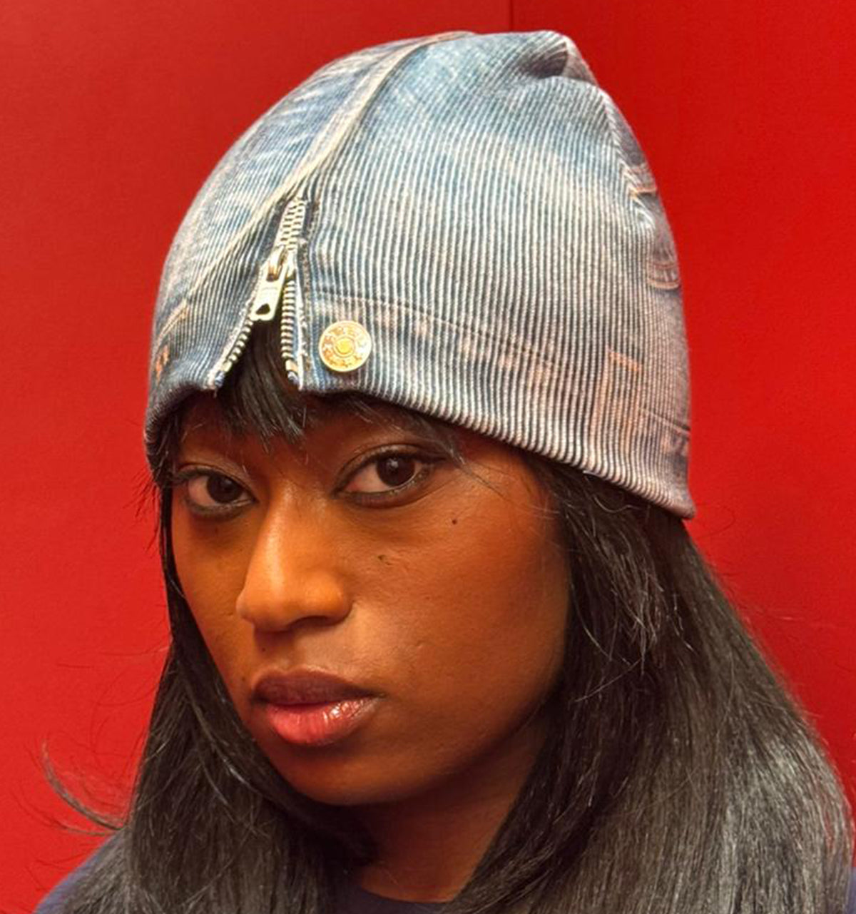 DENIM BEANIE