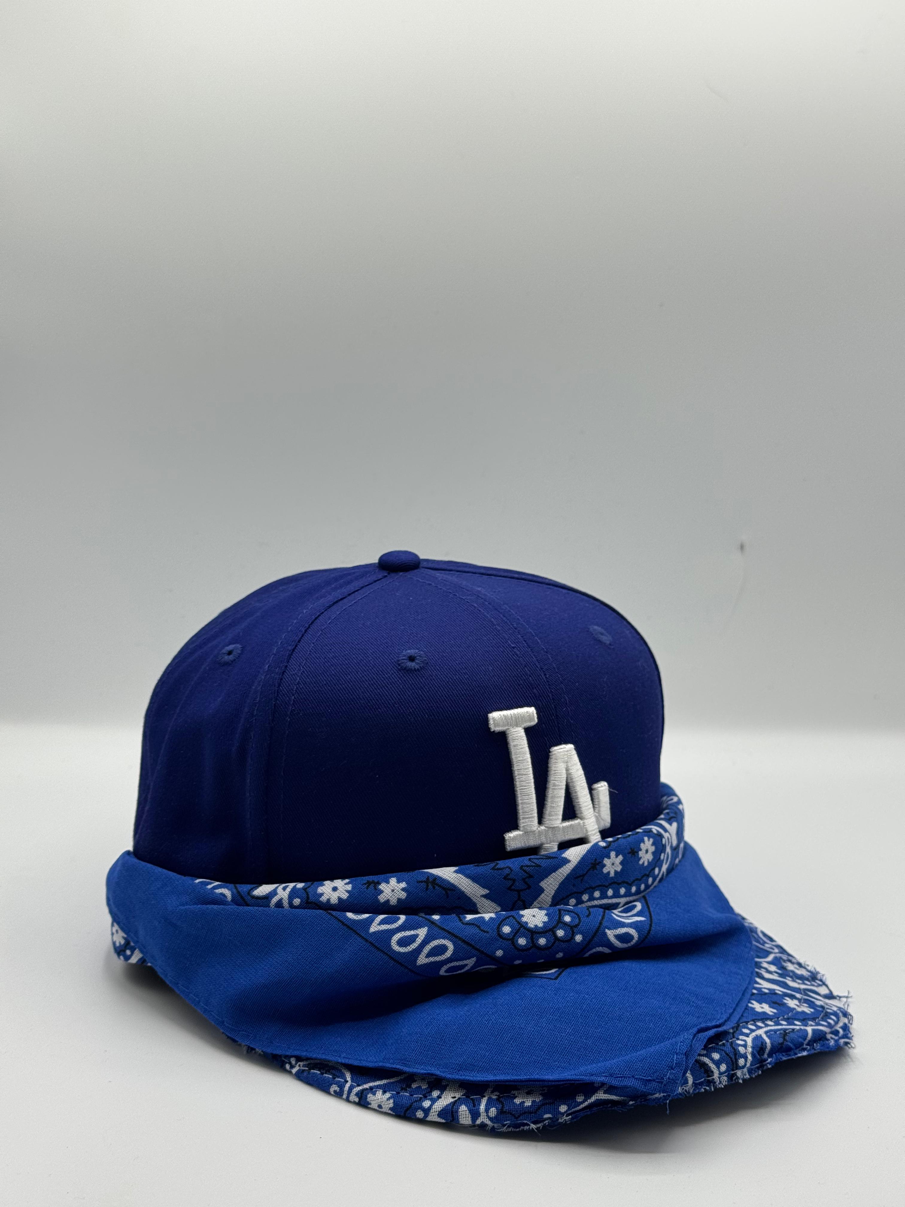 CUSTOM Snapback / BANDANA /LA / ROYAL BLUE