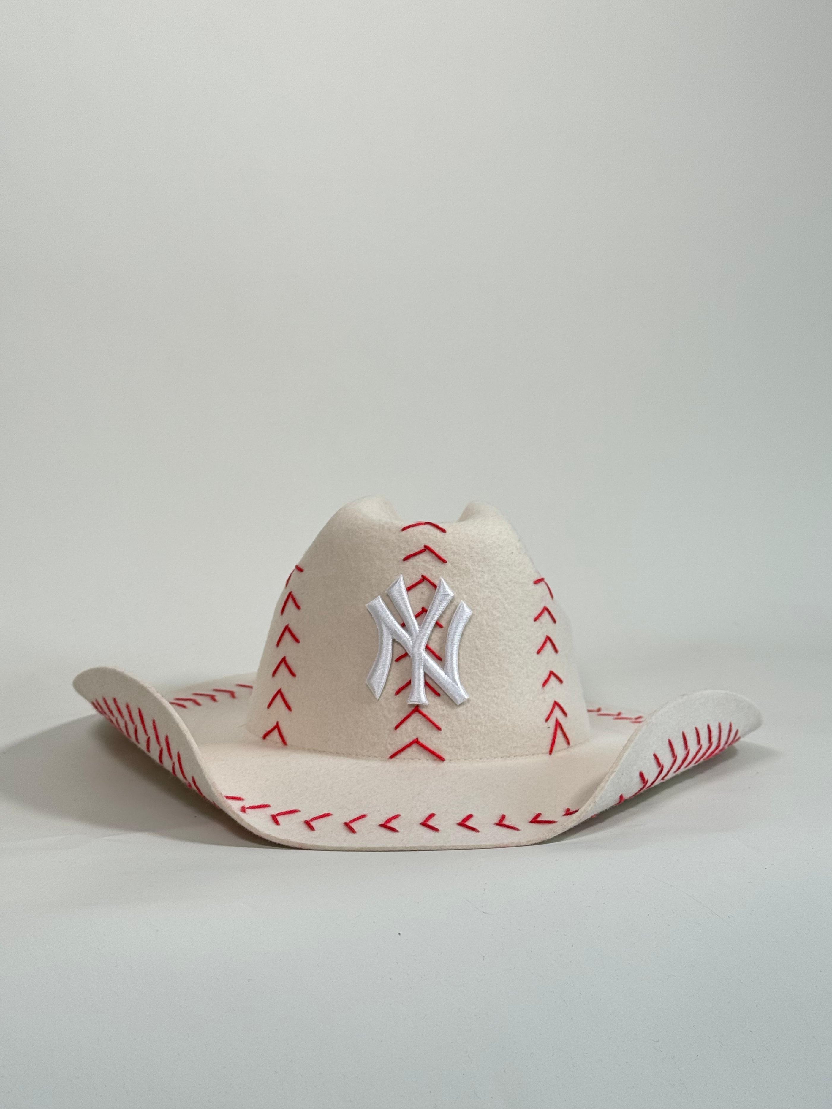 Custom Cowboy hat / NY / Baseball  /