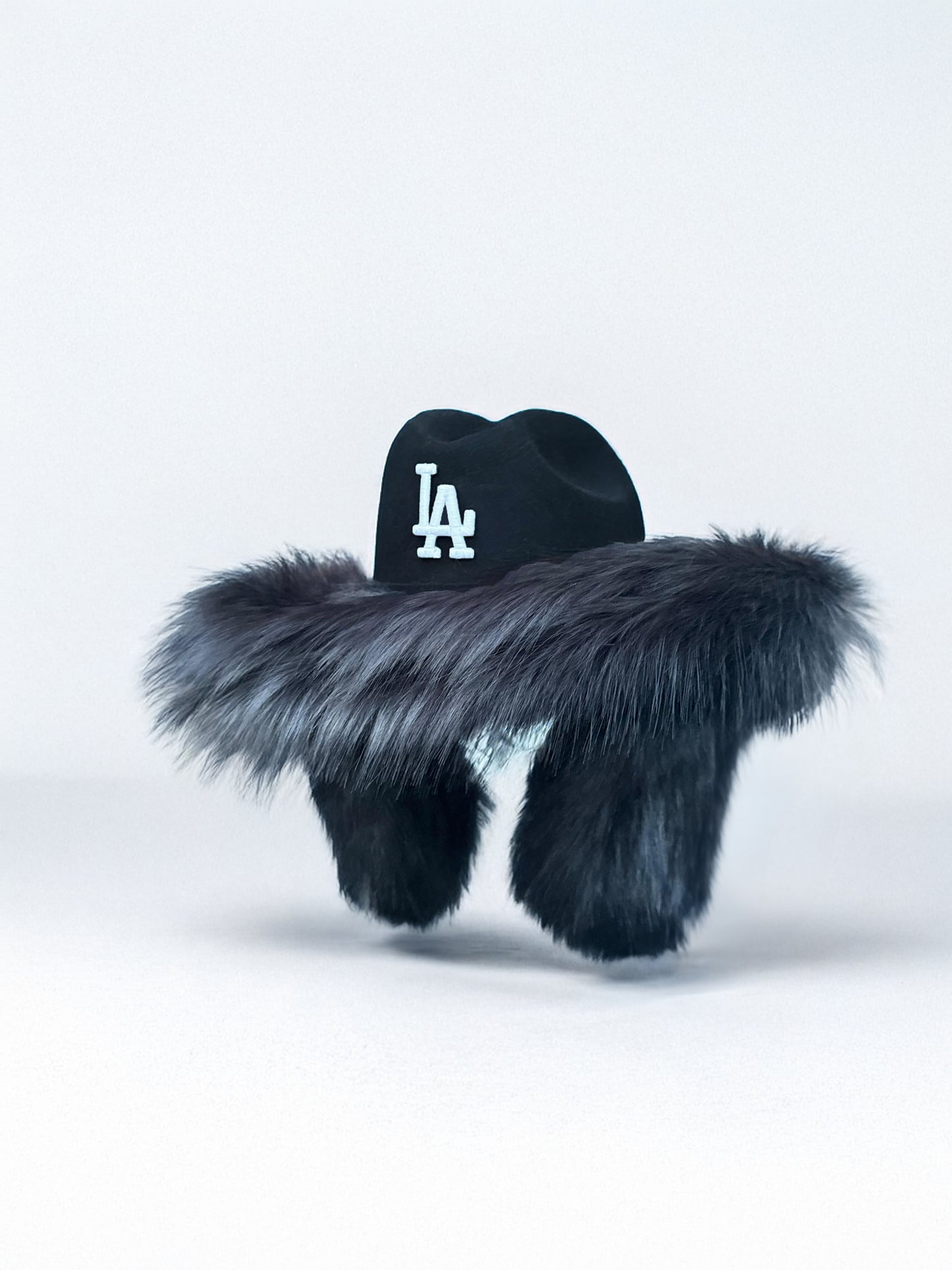 Cowboy Hat / LA Fur Black