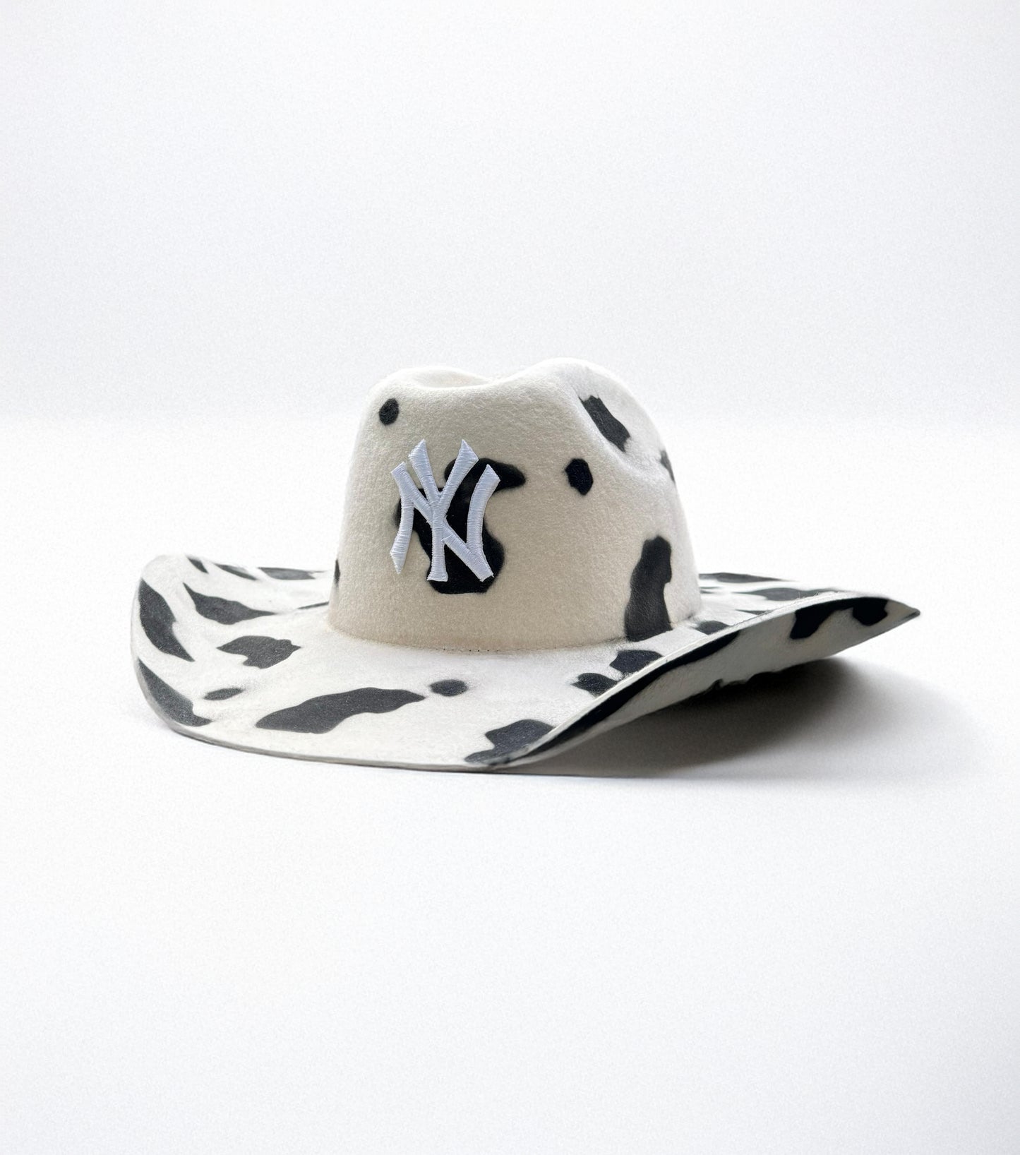 Cowboy Hat / NY COW Black / Blue Lining