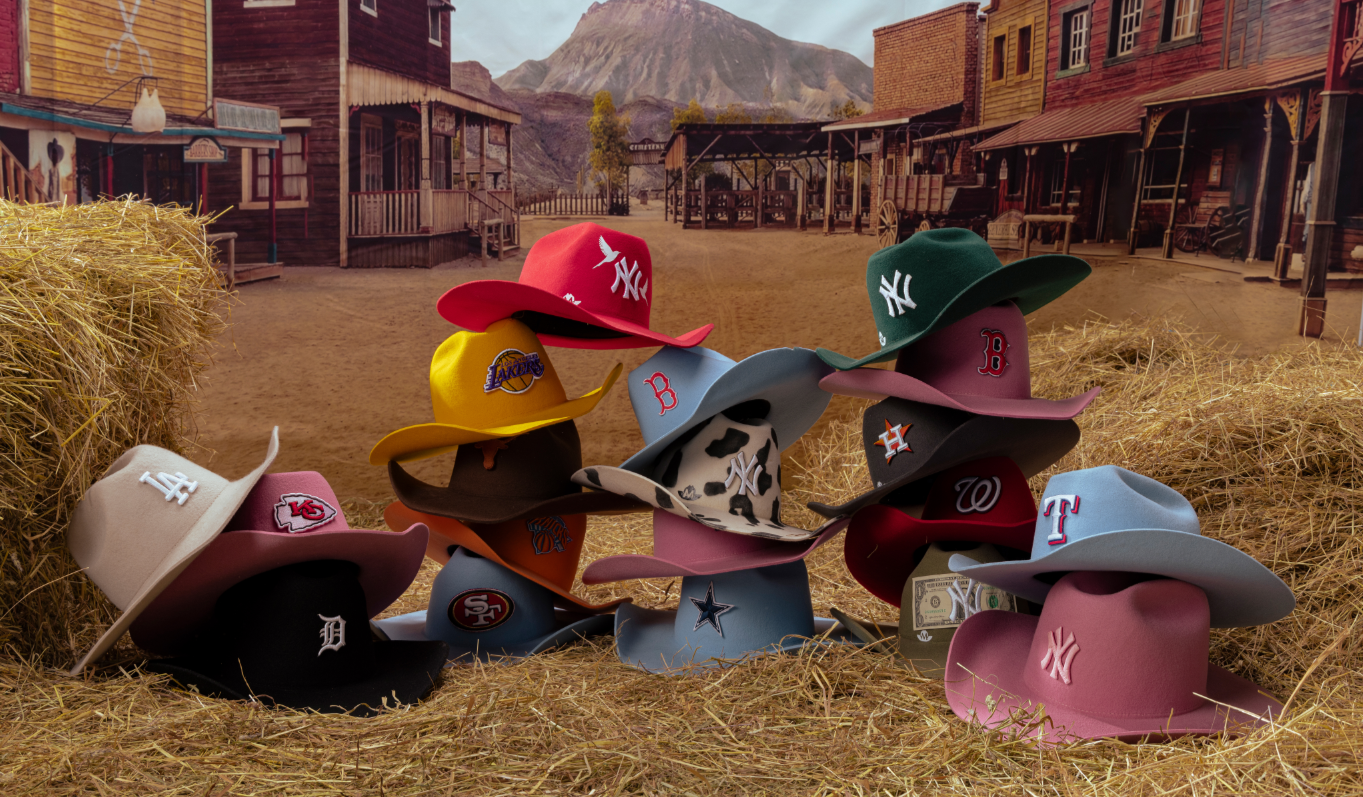 Custom Cowboy Hat / Pearl Red Sox Creme