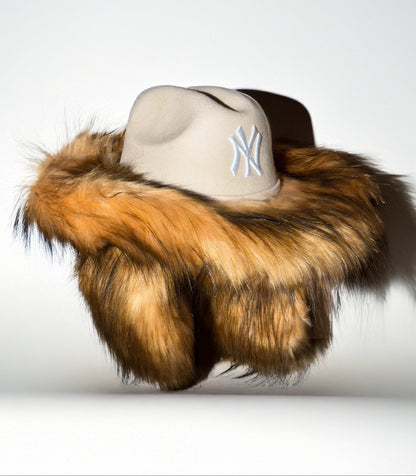 Cowboy Hat / NY Fox Fur Creme