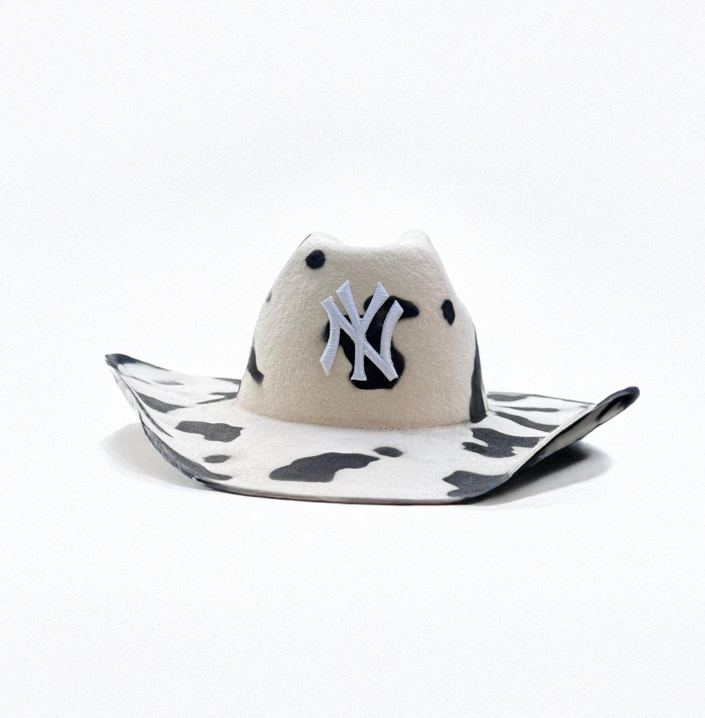 Cowboy Hat / NY COW Black / Blue Lining