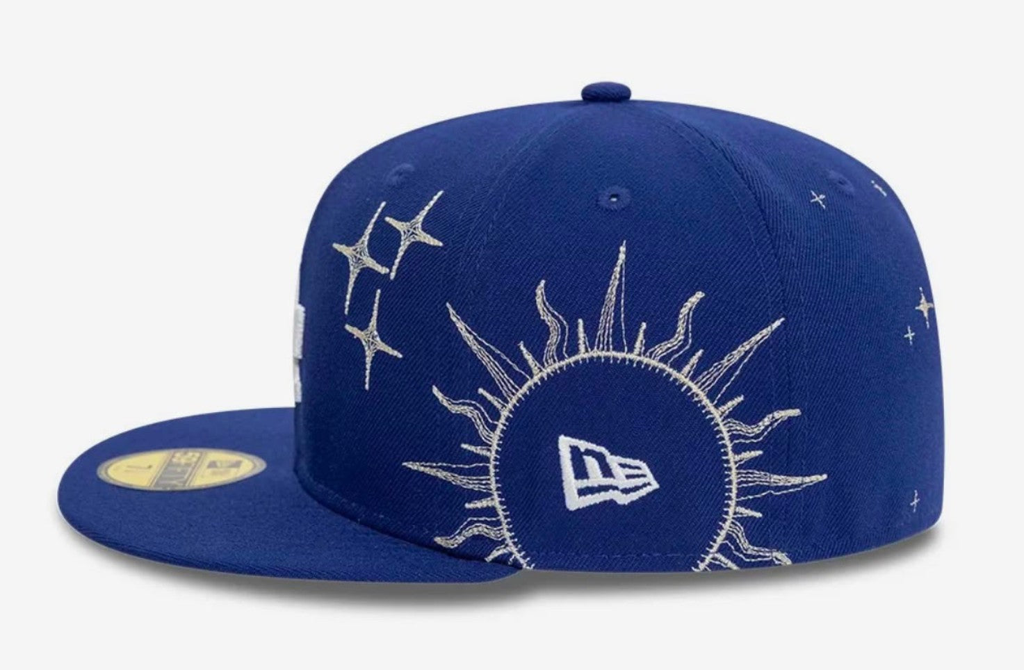 Custom Cowboy hat / ROYAL BLUE NY / ROSE STITCHING